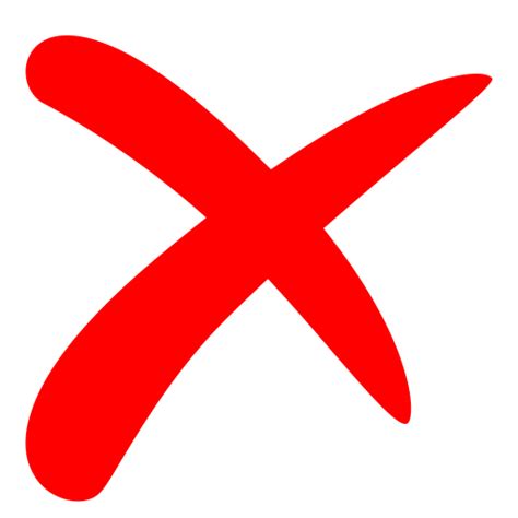 Red Mark Wrong Transparent | PNG All