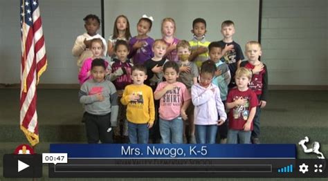 2020-2021 Pledge of Allegiance - Mrs. Nwogo's K5 Class at Indian Valley ...