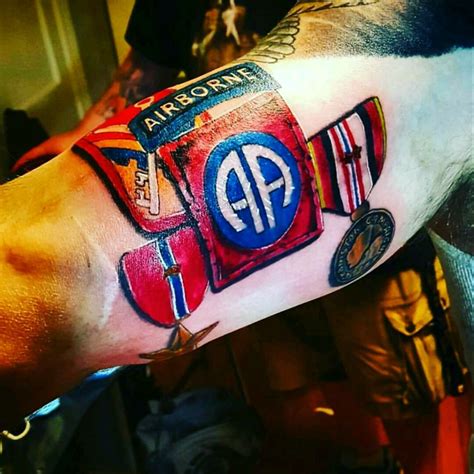 82nd Airborne Patch Tattoo