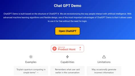 Chat GPT Demo