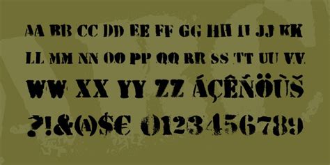 21+ FREE Army Fonts TTF and OTF Download - Graphic Cloud