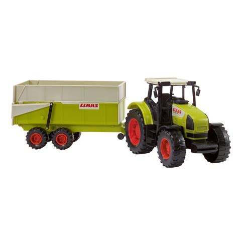 Dickie Toys - Claas Toy Tractor with trailer - Walmart.com - Walmart.com