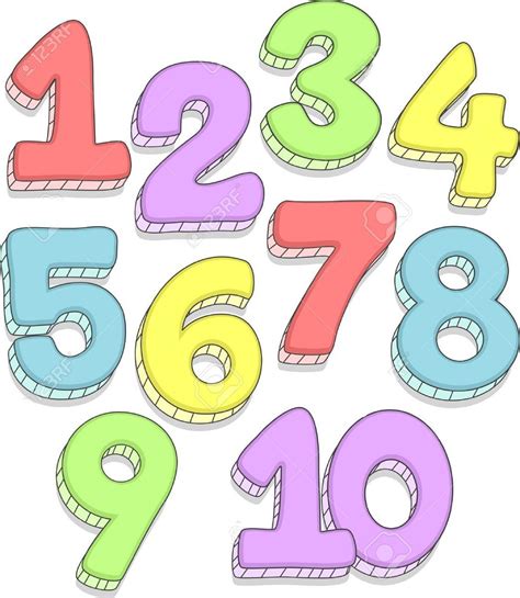 Found on Bing from printable360.com | Numbers font, Numbers 1 10 ...