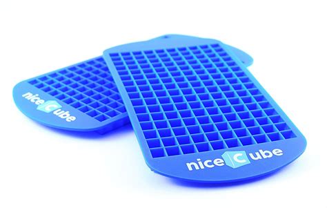 Silicone Ice Cube Trays by niceCube, Each Tray Makes 160 Mini Cubes, 2 ...