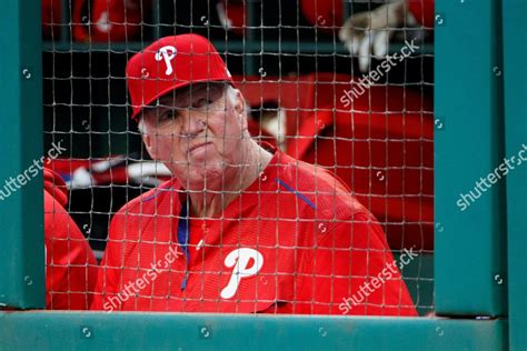 Philadelphia Phillies Hitting Coach Charlie Manuel Editorial Stock ...