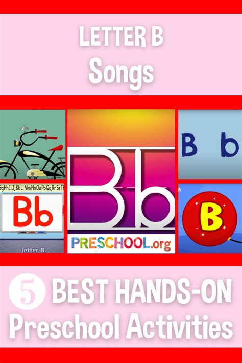 The 5 Best SONGS for LETTER B Preschool Theme - Preschool.org