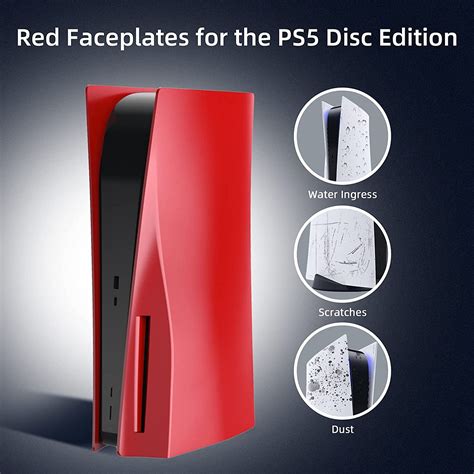 PS5 Disc Edition Protective Shell Cover, ABS Anti-Scratch Dustproof ...