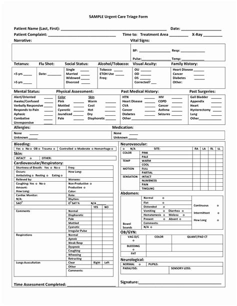 Emergency Room form Template Awesome 47 Printable Release form Samples ...