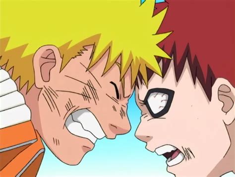 Naruto vs Gaara (FRASES) | Naruto Datos