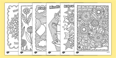 Mindfulness Colouring Sheets Pack (teacher made) - Twinkl