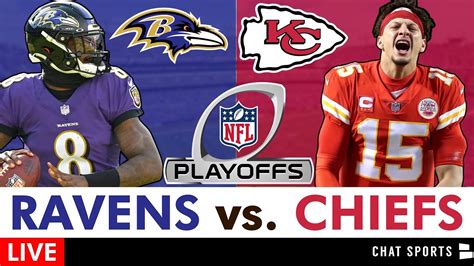 AFC Championship Chiefs vs. Ravens 2024 Live Streaming Scoreboard, Play ...