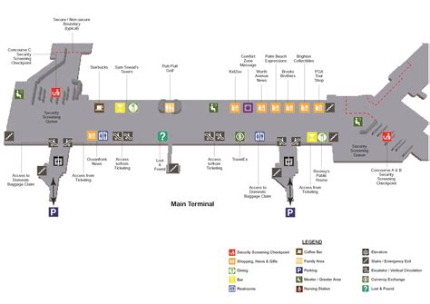 Gua Airport Terminal Map