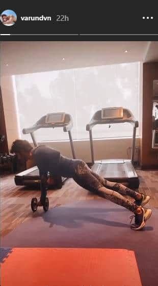 Varun Dhawan does push-up and row combo in workout video; watch ...