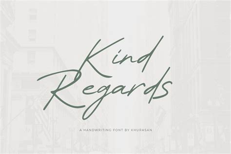 Kind Regards font | Fonts2u.com