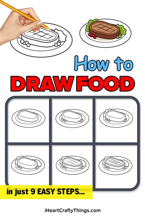 How to Draw Food – Step by Step Guide | Food drawing, Easy drawings ...