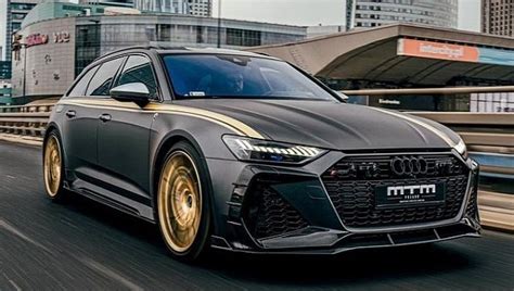 Hellish MTM-Forged Audi RS 6 Avant Strikes Gold Lightning Rods on Speed ...