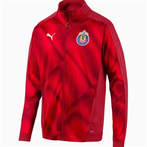 Chamarra Puma de Chivas del Guadalajara Stadium Jacket Pomegranate