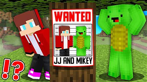 Why JJ and Mikey are WANTED in Minecraft? - Maizen in 2023 | Thankful ...