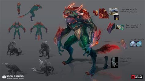 ArtStation - Acrobat kaiju concept art, ROOM 8 STUDIO | Fantastik ...