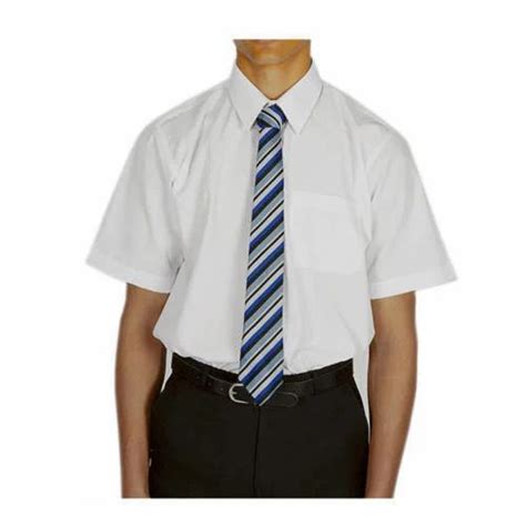 White And Black Cotton Polyester Boy School Uniform at Rs 300/set in ...