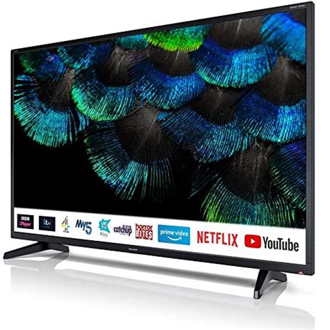 Sharp 40 inch 4K Ultra HD Smart TV LED Television Freeview HDMI Wall ...