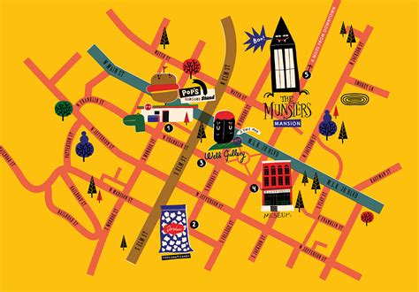 Waxahachie Map / D Magazine on Behance