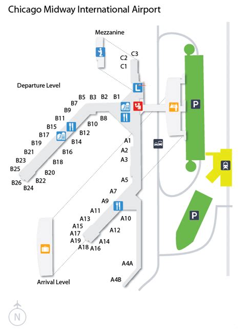 Mdw Airport Gate Map - bmp-get