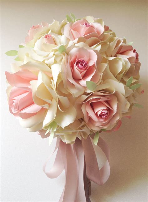 Wedding paper flower bouquet | Paper flowers wedding, Paper bouquet ...