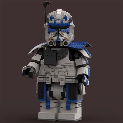 LEGO MOC Captain Rex Phase 2 Megafigure (fits Breaaad's helmet) by Albo ...