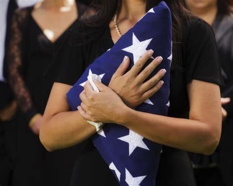 Military Funeral Etiquette | LoveToKnow Folded American Flag, Funeral ...