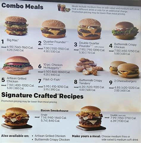 McDonald’s menu prices | SLC menu