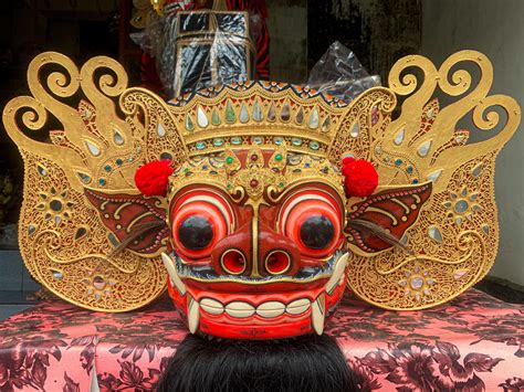 Barong Mask Wooden Barong Bali Mask Balinese Barong Hand - Etsy