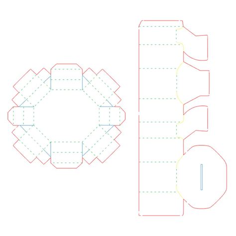 Hexagon Shaped Box With Lid Template - Joy in Crafting Free Silhouette ...