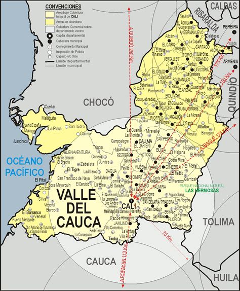 Cali Colombia Map