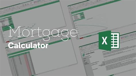 Mortgage Calculator Excel and Google Sheets Template - Simple Sheets