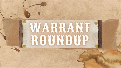 2023 Warrant Roundup list released