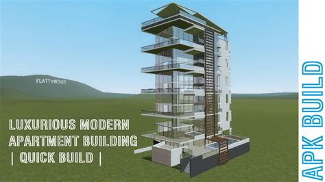 | GMOD | LUXURIOUS MODERN APARTMENT BUILDING | QUICK BUILD | - YouTube