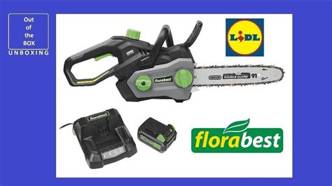 FloraBest Cordless Chainsaw 40V HTA FKTSA 40-Li A1 UNBOXING (Lidl 11m/s ...