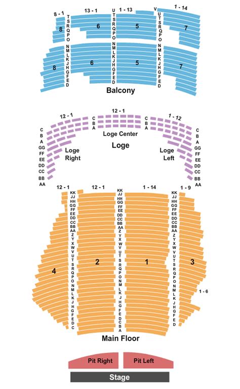 State Theatre Seating Chart & Maps - Minneapolis