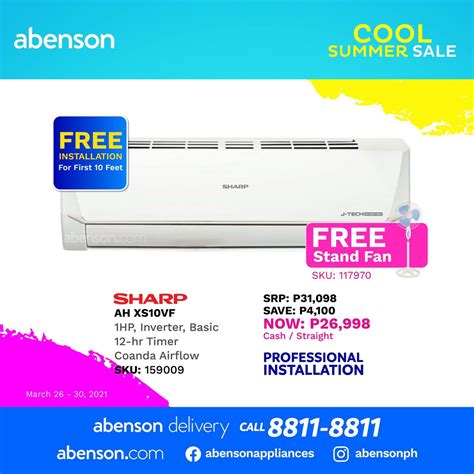 Abenson – Cool at Home Aircon Deals | Manila On Sale