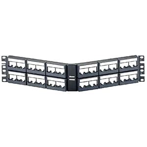 Panduit MINI-COM Angled Modular Faceplate Patch Panels - Patch panel ...