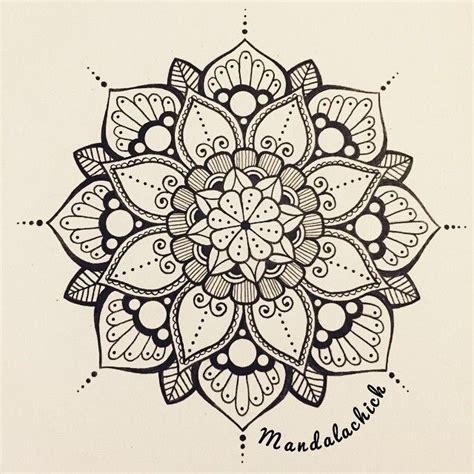 How To Draw A Mandala For Beginners Step By Step - Hannah Thoma's ...