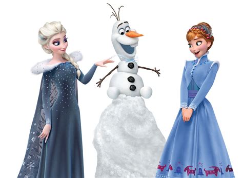 Elsa, Anna and Olaf - Elsa and Anna Photo (40824215) - Fanpop