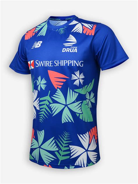 Fijian Drua 2023 Men's Warm Up Tee | Fijian Drua Rugby Shop