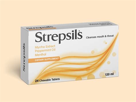 Packaging Design: Strepsils Dietary Supplements :: Behance