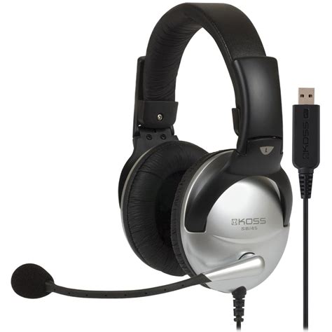 Koss SB45 USB Communication Headsets with Noise-Reduction 178203