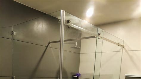 shower enclosure | bathroom glass partition - YouTube