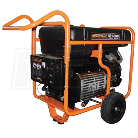 Generac 5734 GP15000E - 15,000 Watt Electric Start Portable Generator