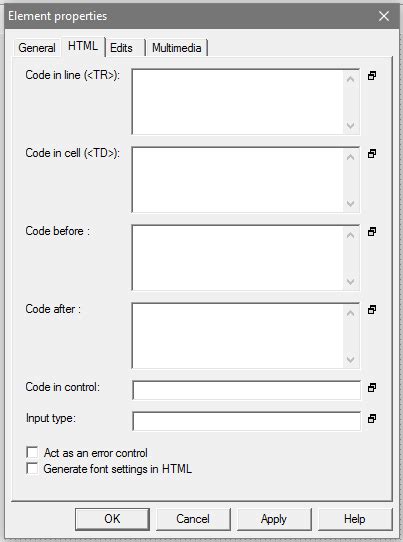 Html Form Input Types