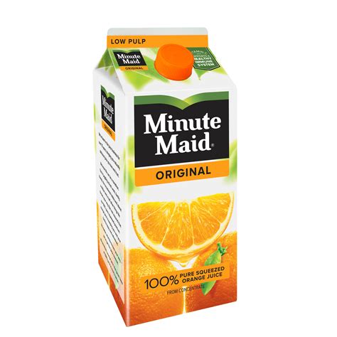 Minute Maid Premium Original Low Pulp 100% Orange Juice - Shop Juice at ...